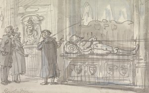 A Tour in a Cathedral by Thomas Rowlandson